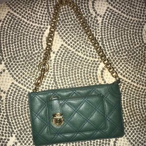 Marc Jacob forest green chain wallet